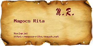 Magocs Rita névjegykártya